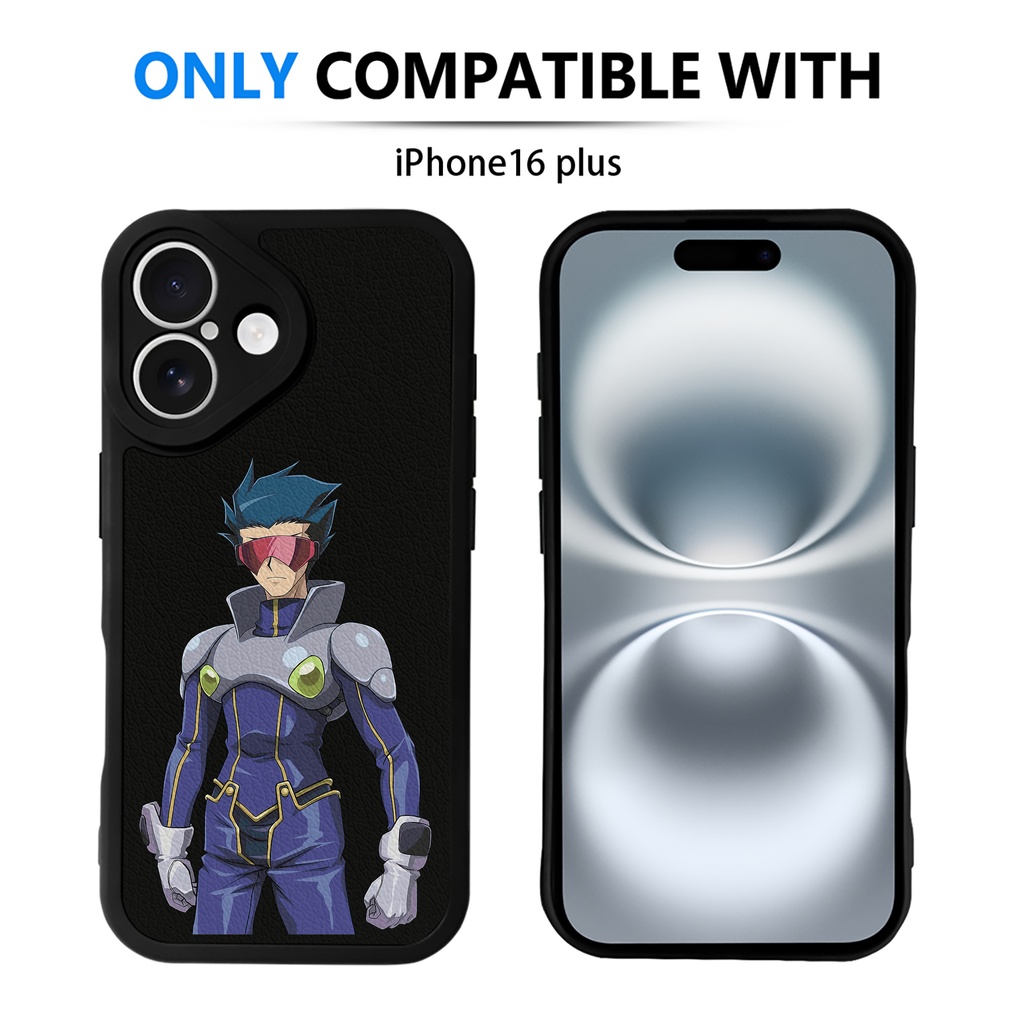 遊☆戯☆王 Yu-Gi-Oh! 【iPhone 16シリーズ対応】シリコンスマホケース（レザー調） 材質：シリコン